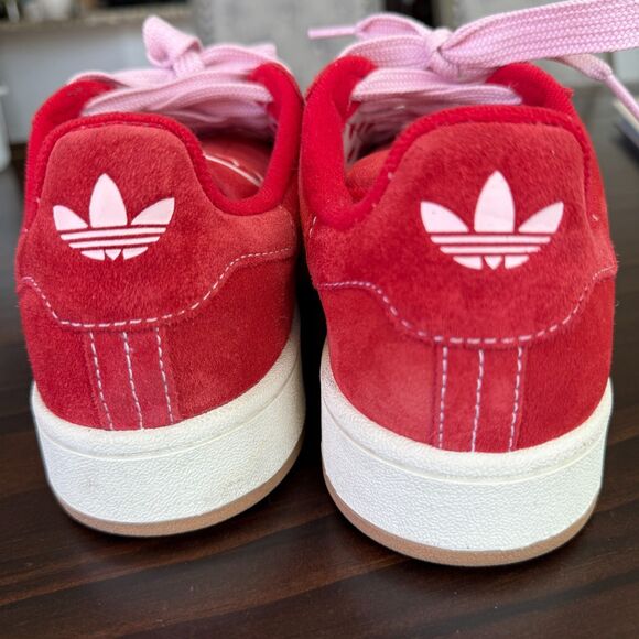 Size 7.5 - adidas Campus 00s Low Scarlet Red Gum sole - H03477 - Picture 13 of 14